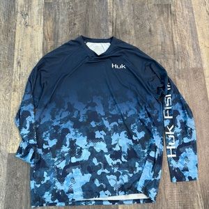 HUK fishing long sleeve camo